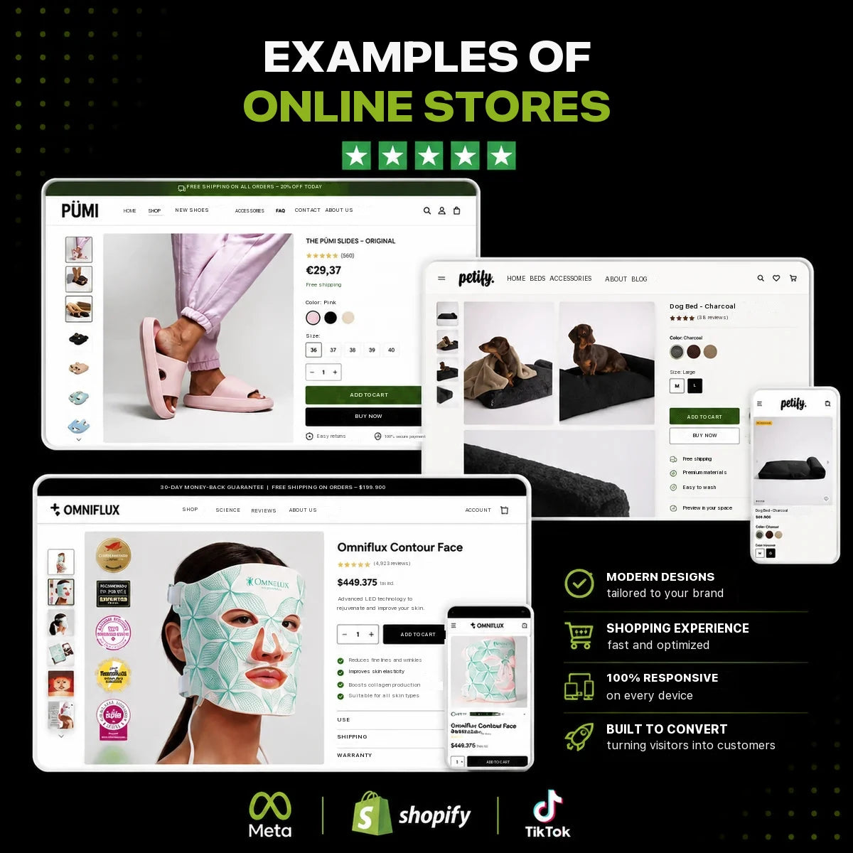 Examples of online stores